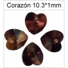 Corazón Swarovski 10,3*10 mm(25 Uds)