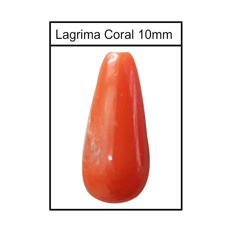 Lagrima Coral 10mm