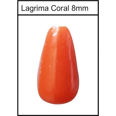Lagrima Coral 8mm