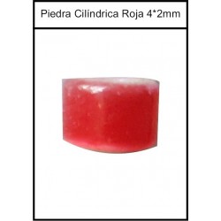 Forma Cilíndrica Rojo 4*2mm
