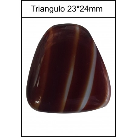 Triangulo Marron Vetas 10 Uds