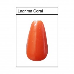 Lagrima Coral 14mm(50 Uds)