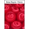 Bola Rayón Roja 15mm