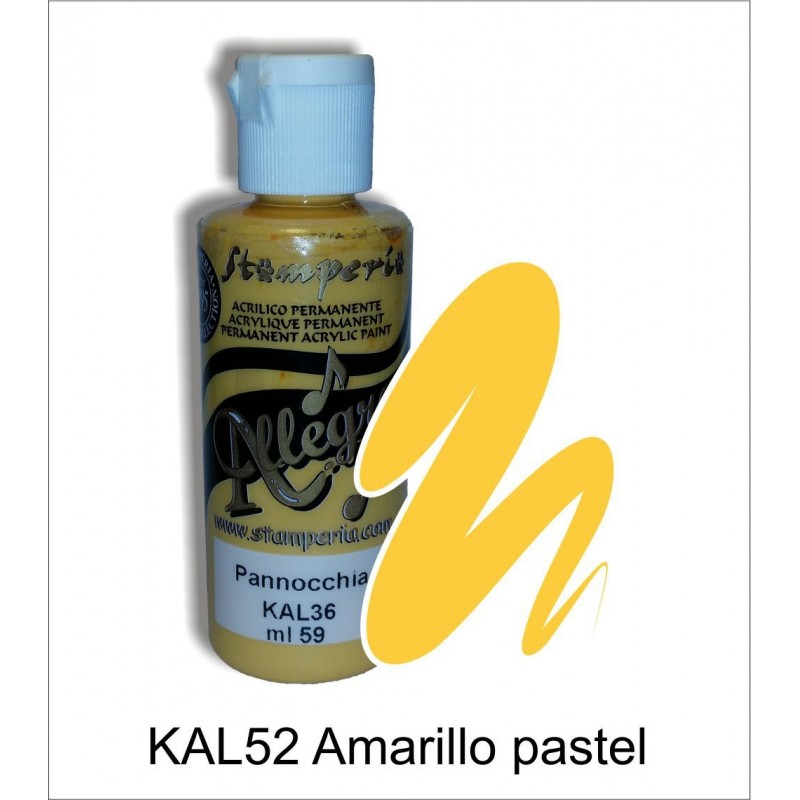 Pintura Allegro 59ml. Amarillo pastel
